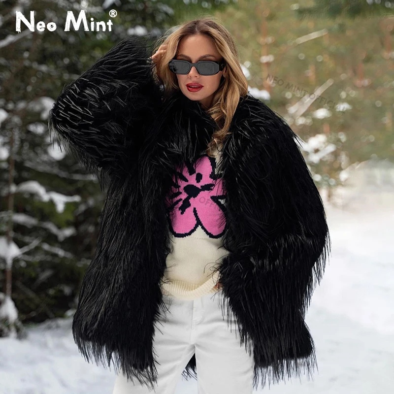 Streetwear Brand China - Neo nane 2024 kış kürklü Faux
