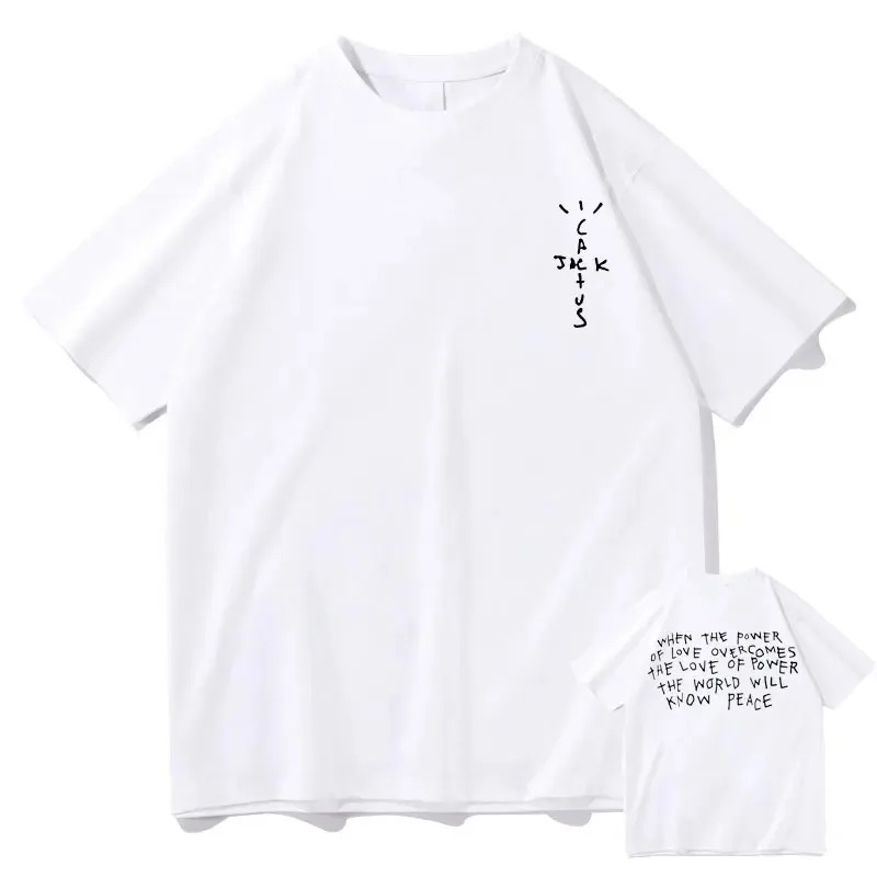 Cactus Jack Tee - Rapçi Kaktüs Jack Grafik Pamuklu Tişört