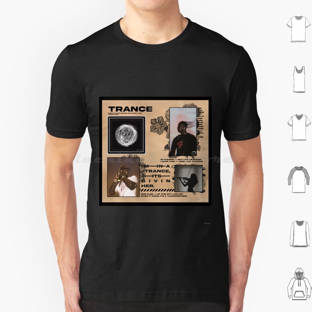 Cactus Jack Tee - Trance Tişört 6xl Pamuklu Cool Tee