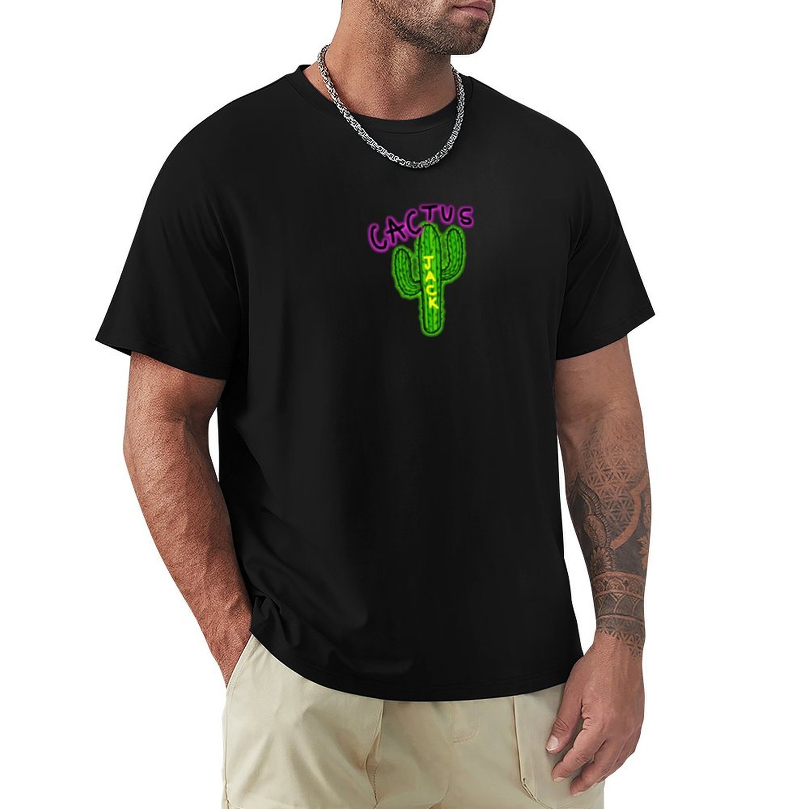 Cactus Jack Tee - CACTUS JACK T-Shirt Moda Günlük Kısa