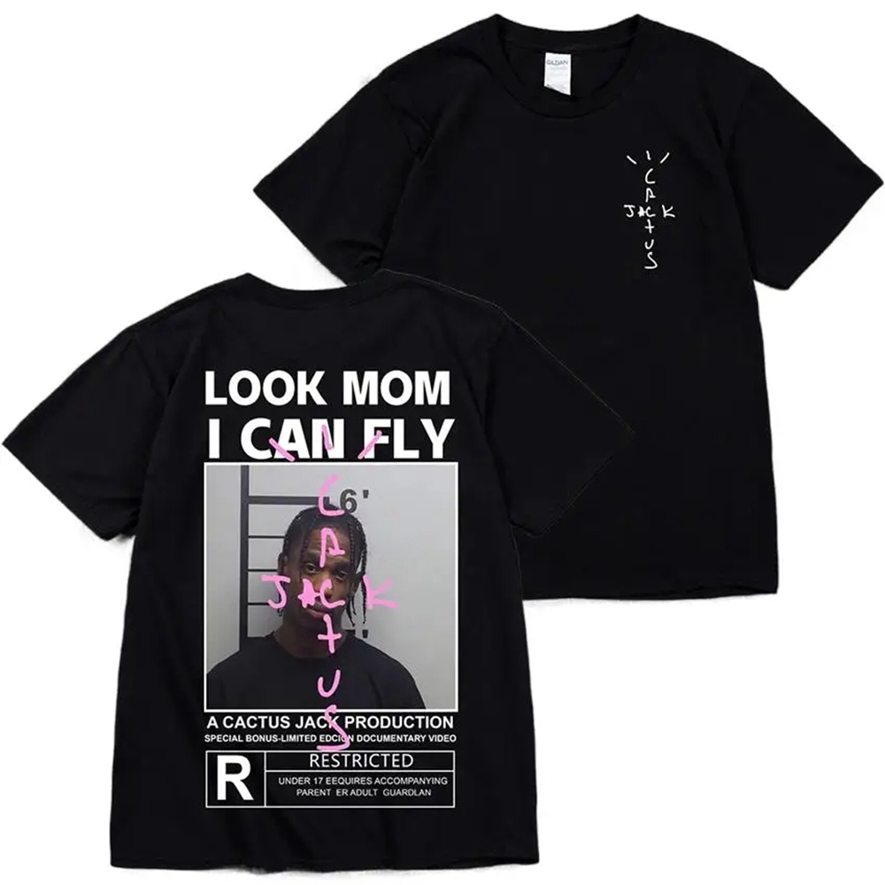 Cactus Jack Tee - Kaktüs Jack T-shirt Yüksek Kaliteli Pamuk