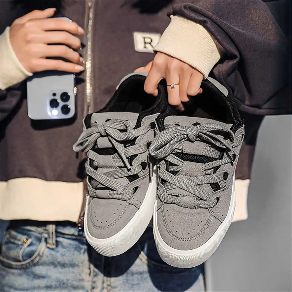 Streetwear Brand Cheap - Bağlama ile Hiphop kadın okul ayakkabısı