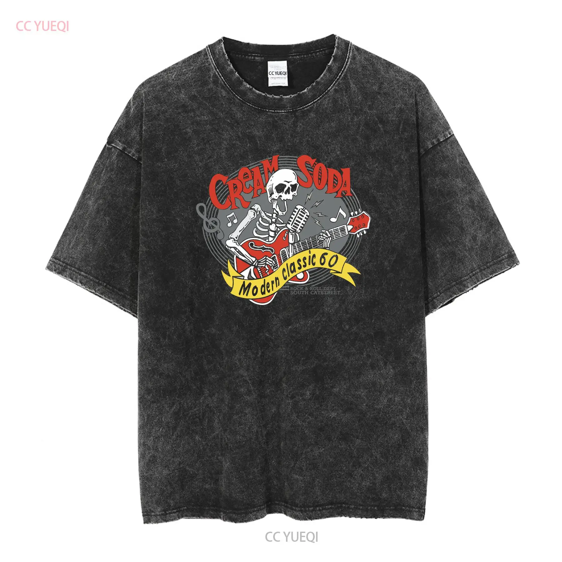 Kremalı Soda Rock Roll Tişörtü - Streetwear Brand China incelemesi ve fiyatı