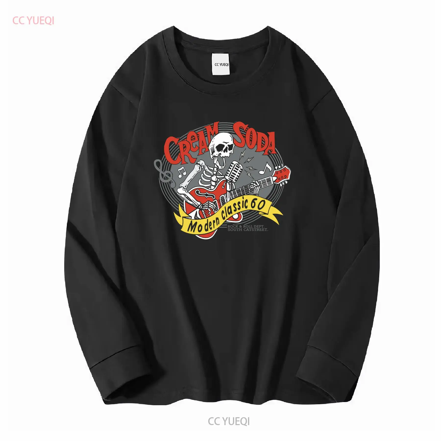 Kremalı Soda Rock Roll Tişörtü - Streetwear Brand China incelemesi ve fiyatı