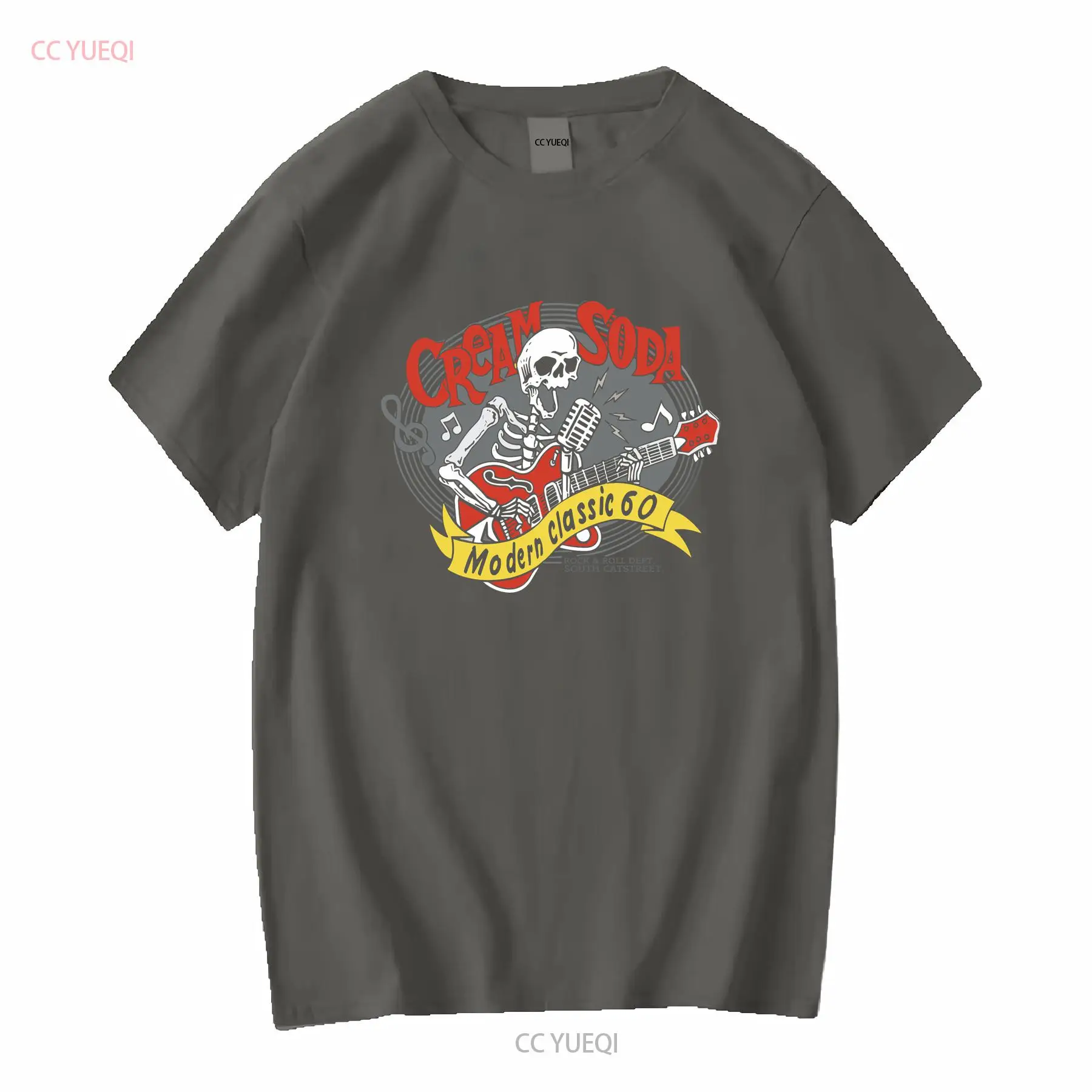 Kremalı Soda Rock Roll Tişörtü - Streetwear Brand China incelemesi ve fiyatı