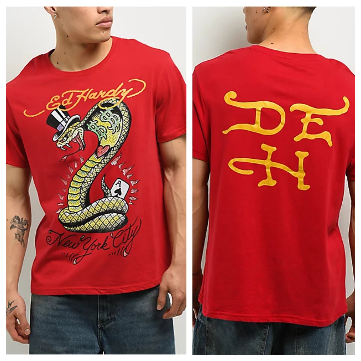 Çapraz Kalp Ed Y2k Dövme Sanat - Streetwear Brand Heart incelemesi ve fiyatı